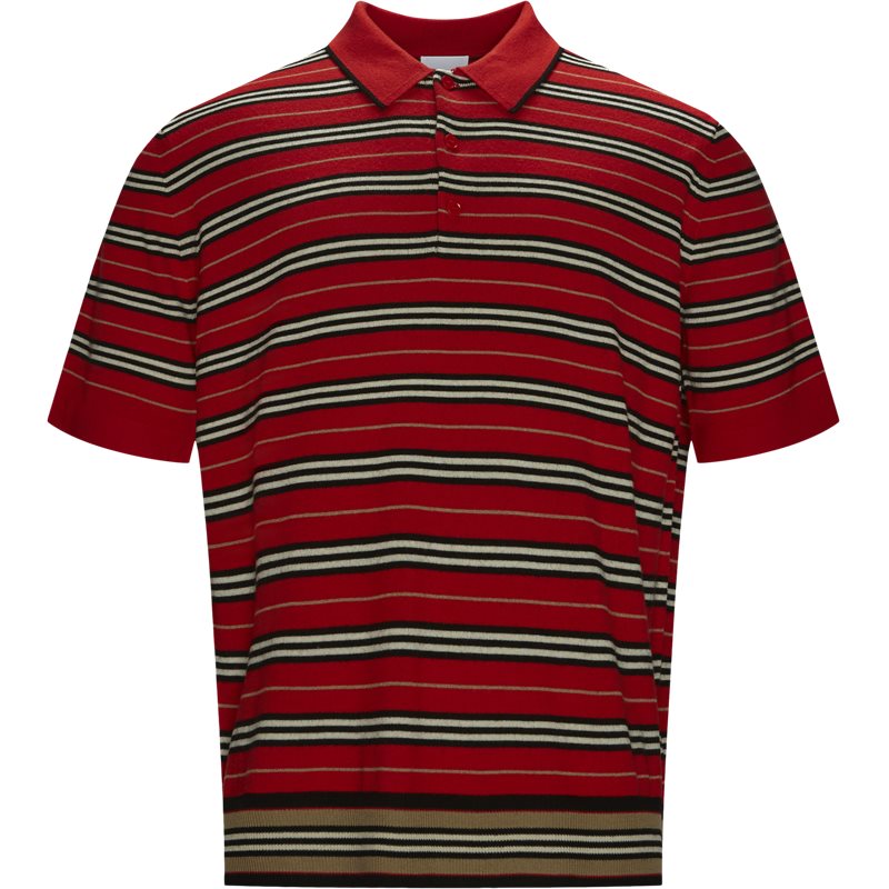Burberry M:BEAFORD 8009223 Strik Bright Red Billede af Burberry M:BEAFORD 8009223 Strik Bright Red